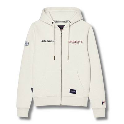 Chaqueta Hoodie Gris Claro