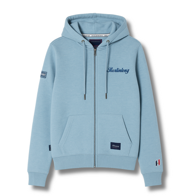 Chaqueta Hoodie Azul Jazpe