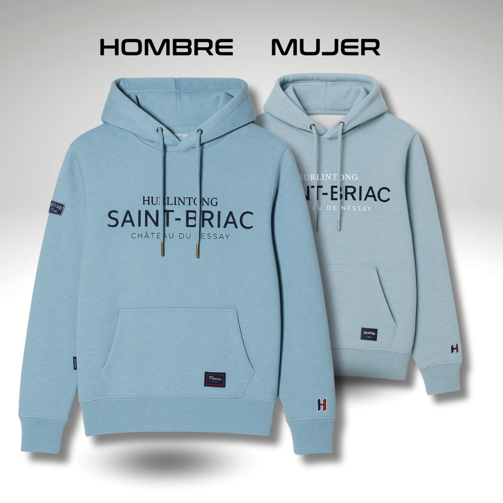 Buzo Hoodie Azul Jazpe