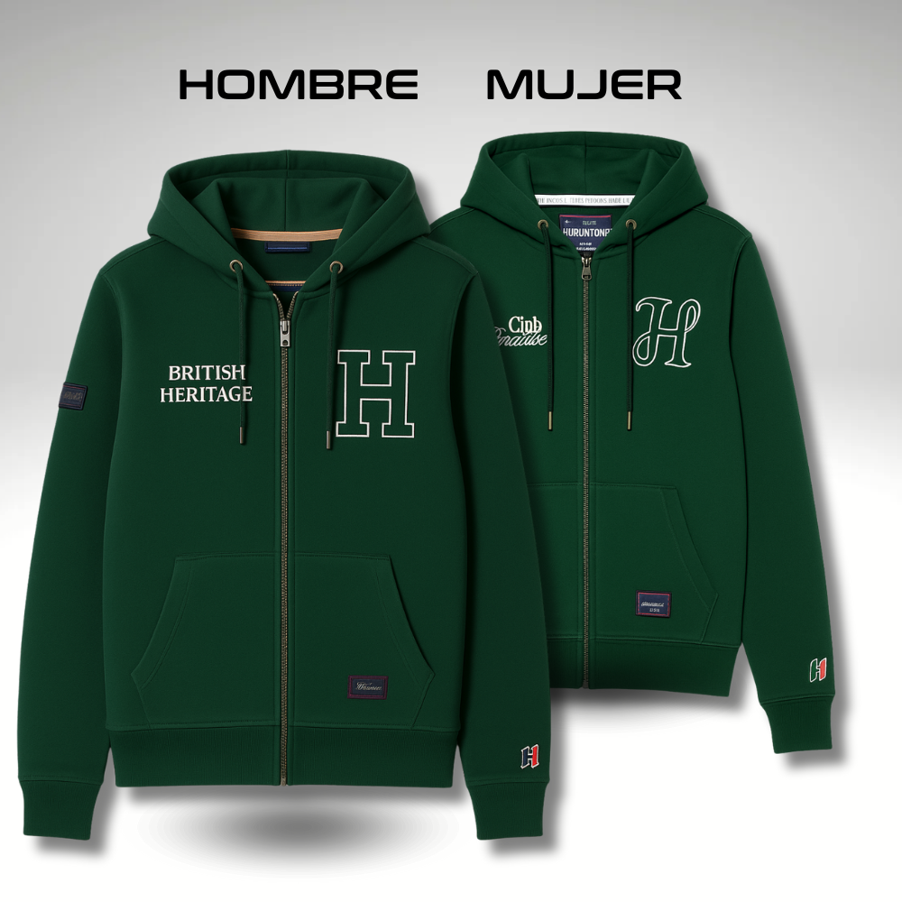Chaqueta Hoodie Verde